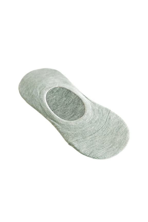 10 Pairs No Show Socks Womens Solid Color Shallow Mouth Concealed Unisex Cozy Socks,Grey,One Size