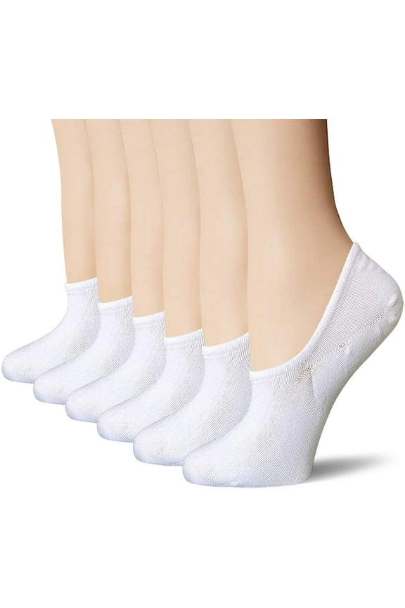 No Show Socks Womens Thin Ankle Low Cut Cotton Footies for Flats Slip On Sneakers Loafer
