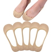 No Show Socks Womens, Ultra Low Cut Liners Non Slip Footies for Flats Hidden Invisible Boat Summer 3 to 8 Pairs