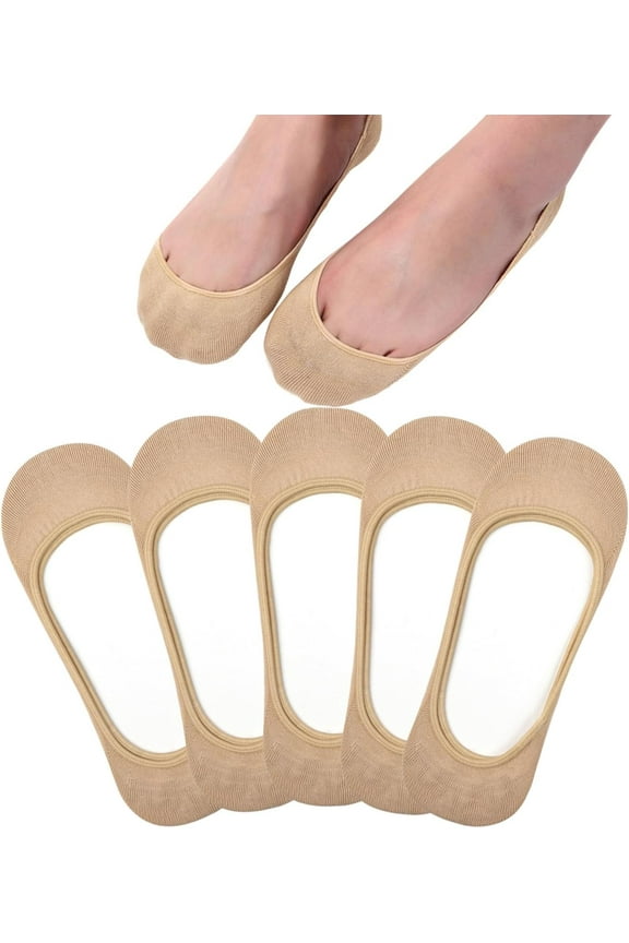 No Show Socks Womens, Ultra Low Cut Liners Non Slip Footies for Flats Hidden Invisible Boat Summer 3 to 8 Pairs
