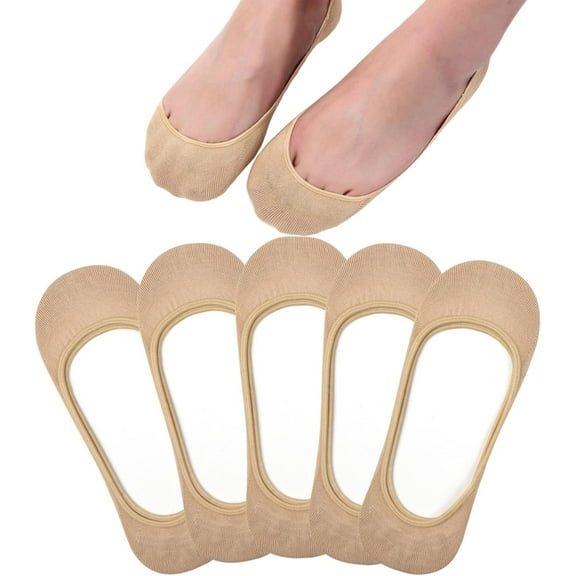 No Show Socks Womens, Ultra Low Cut Liners Non Slip Footies for Flats Hidden Invisible Boat Summer 3 to 8 Pairs