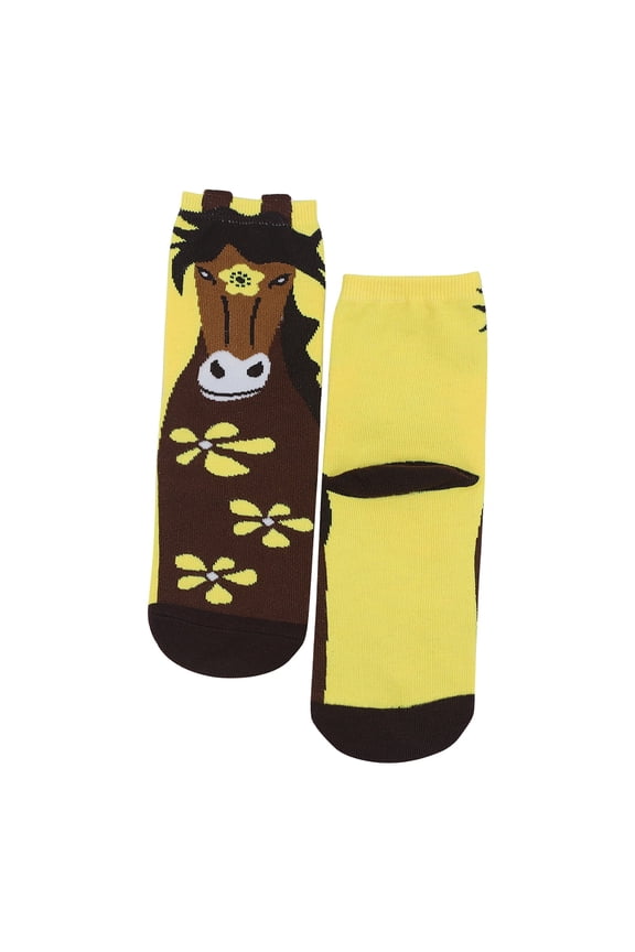 No Show Socks Womens Winter Warm Non Slip No-Show Cozy Crew Compression Socks Brown