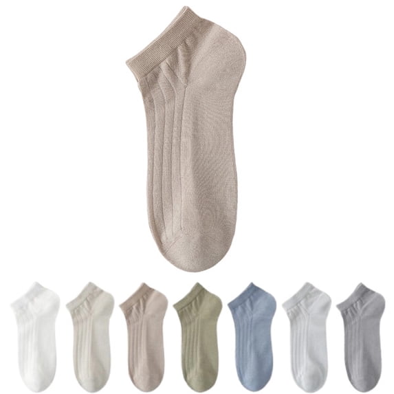 No Show Socks for Men Non Slip Low Cut Ankle Sock for Walking Running Gym Workouts,Coffee