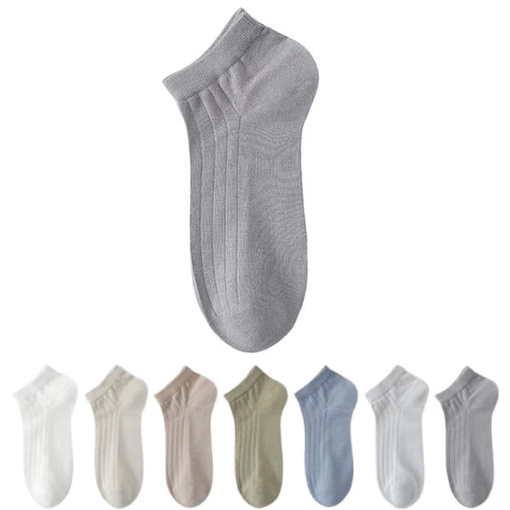No Show Socks for Men Non Slip Low Cut Ankle Sock for Walking Running Gym Workouts,Dark Gray