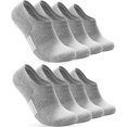 thumbnail image 1 of No Show Socks for Women & Men (Unisex) - Athletic Non Slip & Low Cut Invisible Socks - Soft & Stretchable Cotton Blend, 1 of 1