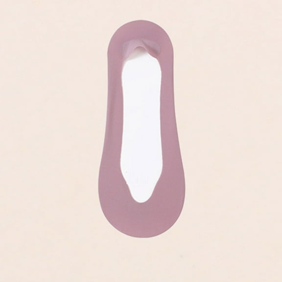 No Show Women's Socks Cotton Low Cut Non Slip Solid Color Invisible Flat Boat Liner Socks Casual Anti-slid Athletic Running Liner Socks