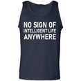 thumbnail image 1 of No Sign Of Intelligent Life Adult Tank Top, 1 of 3
