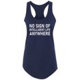 thumbnail image 1 of No Sign Of Intelligent Life Racerback Tank, 1 of 2