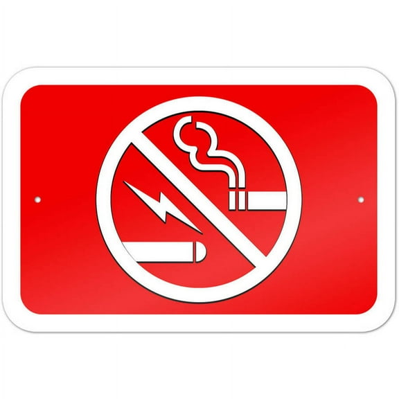 No Smoking No E-Cigarettes No Vaping Symbol Sign