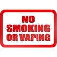 thumbnail image 1 of No Smoking or Vaping Sign, 1 of 1