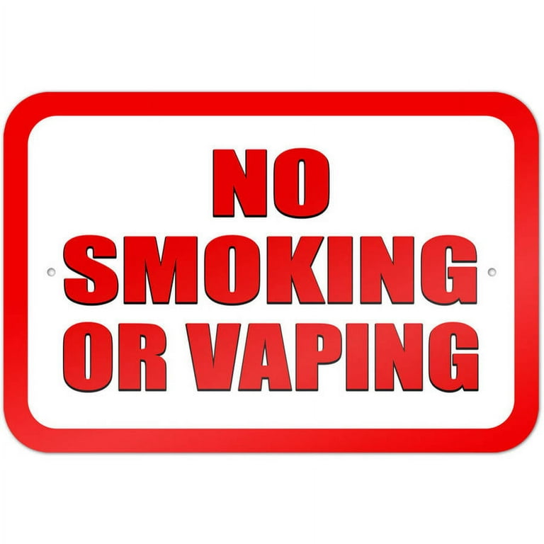 No Smoking or Vaping Sign - Walmart.com