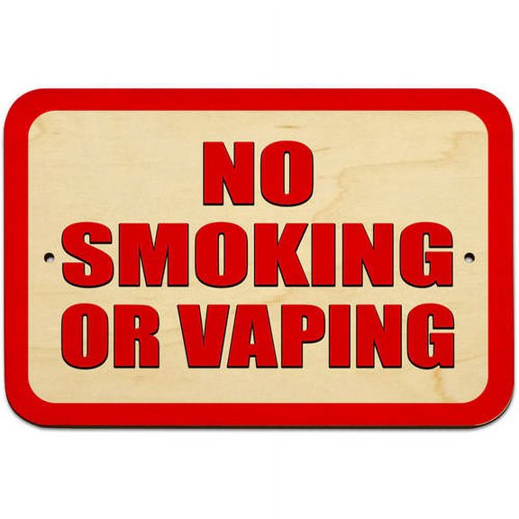 No Smoking or Vaping Sign