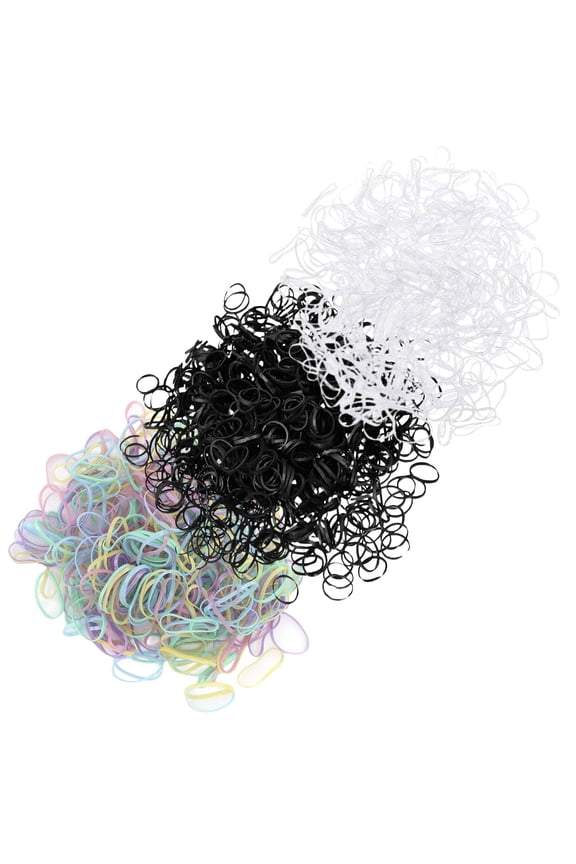 No Snag Hair Ties / Elastics - 200pc (3 Pack)
