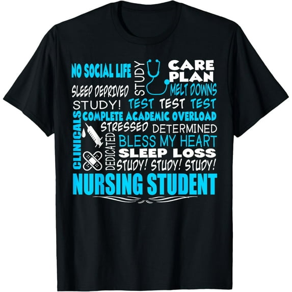No Social Life Care Plan Study Test Nursing Student T Shirt