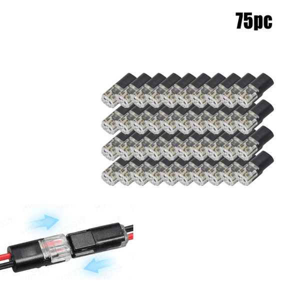 No-Solder Fast Lock Low Voltage Wire Splice Connectors, Multi-Scenario Electrical Terminal for Auto Circuit, LED Strip and Landscape Wiring Installation