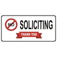 thumbnail image 1 of No Soliciting Thank You Photo License Plate, 1 of 1