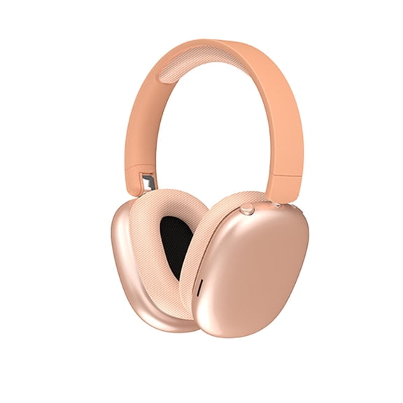 No Sound Leakage Over Ear Bluetooth Headphones, 60-Hour Battery Life Sports Ready Foldable Headset for Commute and Active Use(Orange)