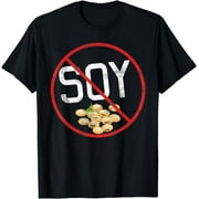 No Soy Allergy Awareness Warning Allergic T-Shirt