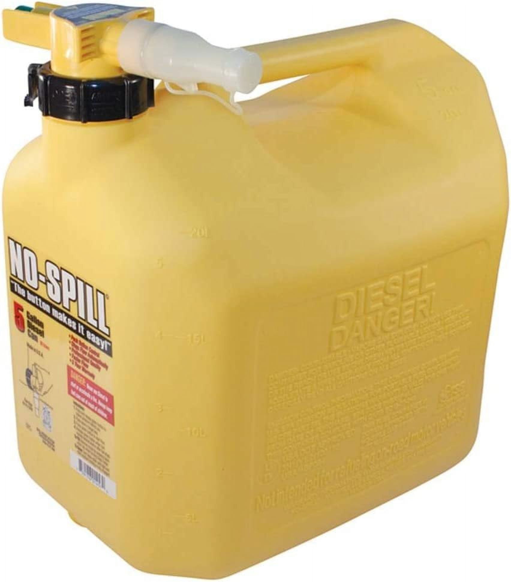 No-Spill 1457 Diesel Fuel Can, Yellow
