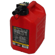 Easy Can 2.5 Gallon Gasoline Can with Auto-Stop Nozzle and Flame Mitigation Device