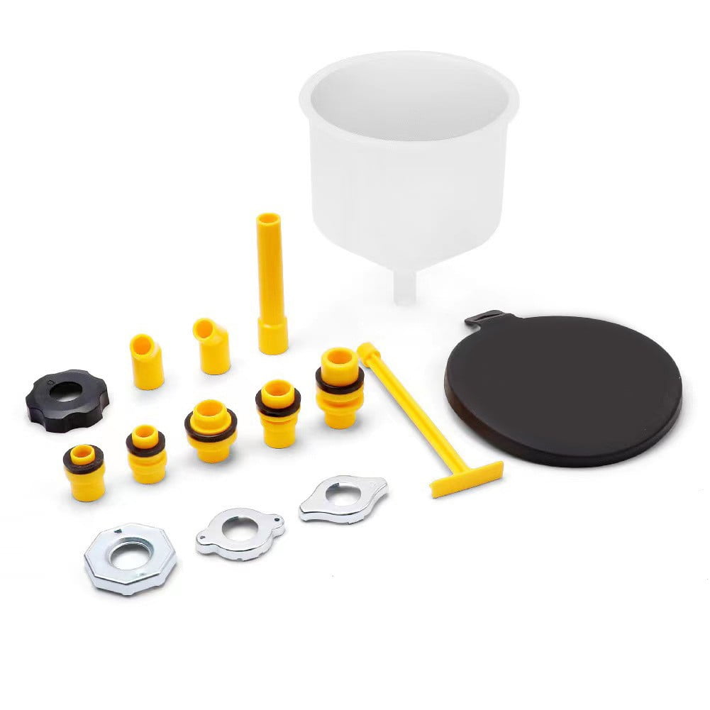 NoSpill Coolant Funnel Kit,Spill Proof Radiator Funnel Bleeder