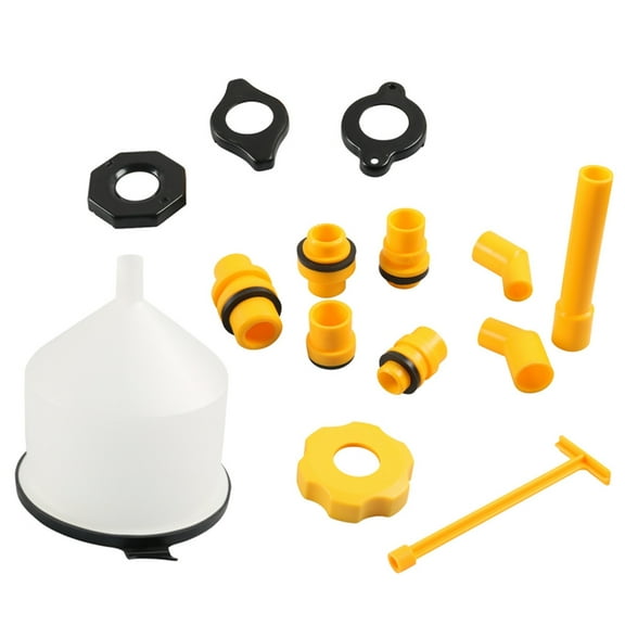 No-Spill Coolant Funnel set Radiator Bleeder Funnel set Near Universal Fitment
