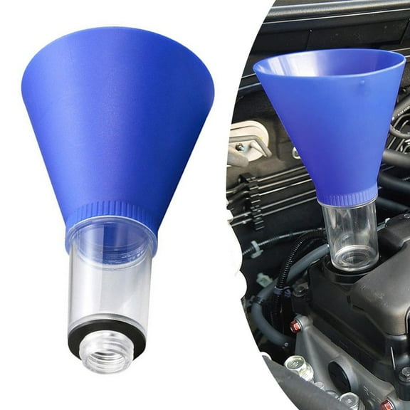 No-Spill Oil Funnel Engine Oil Funnel With Threaded Oil Filler Automotive