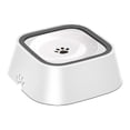 thumbnail image 1 of No Spill Pet Water Bowl No Drip Slow Water Feeder No-Slip Pet Water Dispenser Slow Drinking Bowl white, 1 of 5