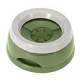 thumbnail image 1 of No Spill Pet Water Bowl for Travel Car, Slow Drinking Floating Disk Design Non Slip, Portable Hydration for Dogs Cats,7.4Inch,Green, 1 of 6