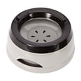 thumbnail image 1 of No Spill Pet Water Bowl for Travel Car, Slow Drinking Floating Disk Design Non Slip, Portable Hydration for Dogs Cats,7.4Inch,Light Gray, 1 of 5