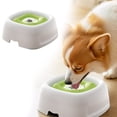 thumbnail image 1 of No Splash Dog Water Bowl – Floating, Splash-Proof Slow Feeder Pet Water Dish for Dogs & Cats, Anti-Spill Non-Slip Pet Bowl for Home & Travel (Green), 1 of 8