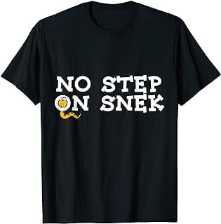 No Step On Snek Funny Meme Tee Shirt - Walmart.com