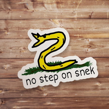 No Step Snek Silly Sticker