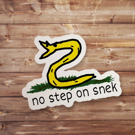 No Step Snek Silly Sticker