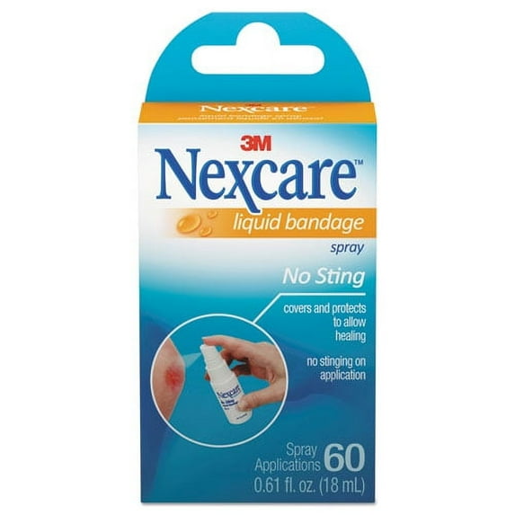 No-Sting Liquid Bandage Spray, 0.61 Oz | Bundle of 2 Each