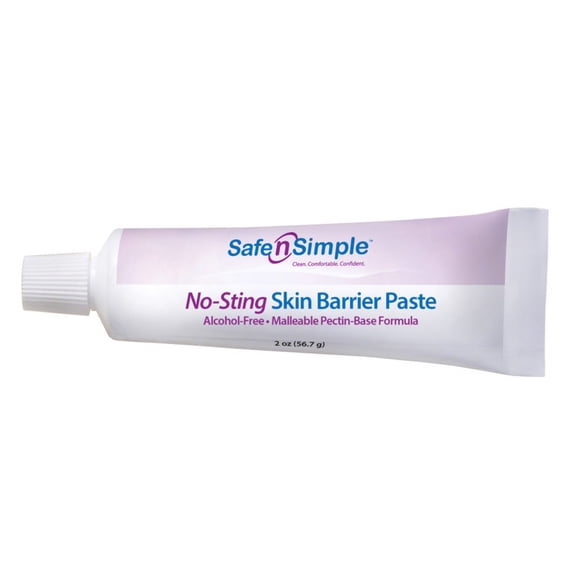 Safe n' Simple Skin Barrier Paste, Alcohol Free Formula, 2 oz Tube - RRSNS92802