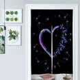 thumbnail image 1 of No Story Should End Too Soon Heart Dragonfly Door Curtain Nordic Living Room DoorCurtain Porch Partition Curtain Kitchen Rative Half Curtain, 1 of 4