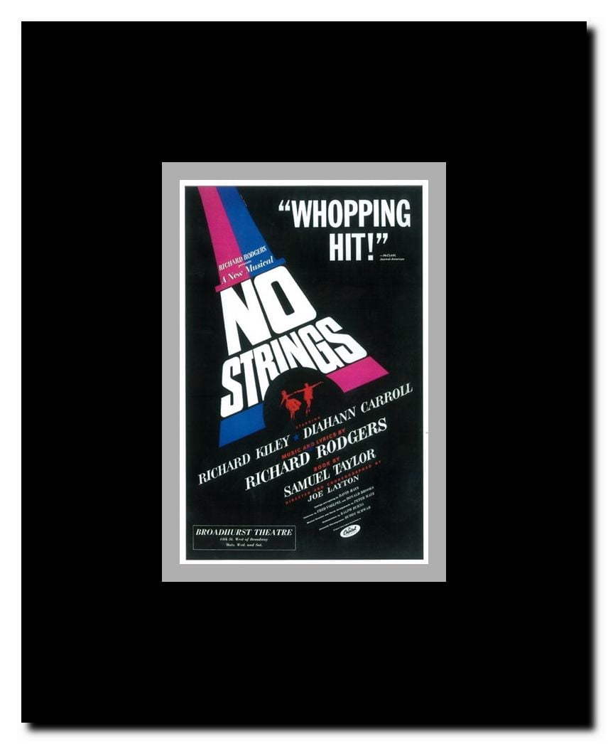 No Strings (Broadway) Framed Movie Poster