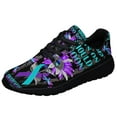 thumbnail image 1 of No Stry Should End Too Soon Suicide Awareness Shoes Sneakers for Women Men Black Size 7.5, 1 of 7