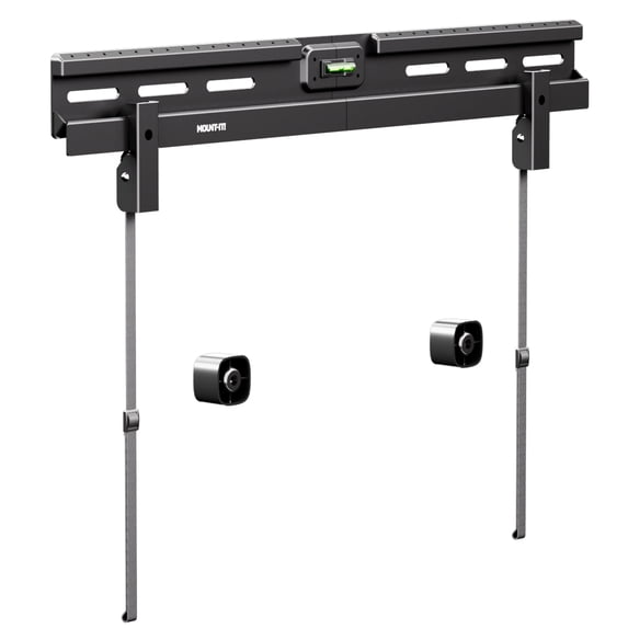MOUNT-IT! no stud TV mount for 37 in to 85 in screens, 110 lb capacity, black