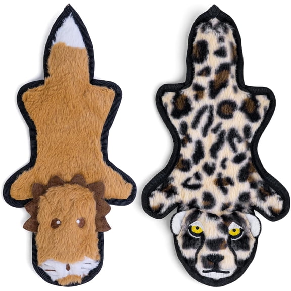 No Stuffing Crinkle Squeaky, Long Lasting Chews for Aggressive, Durable Plush Puppy for , with 6 Tough Layers for Small Medium Large Breed