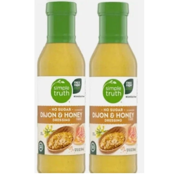 No Sugar Dijon & Honey Salad Dressing, 2 Bottles, 12 Oz