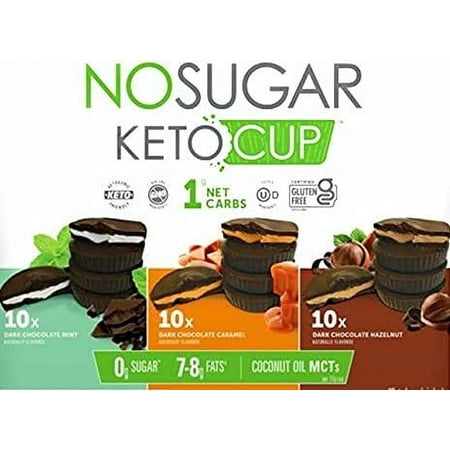 No Sugar Keto Cup 3 Flavors