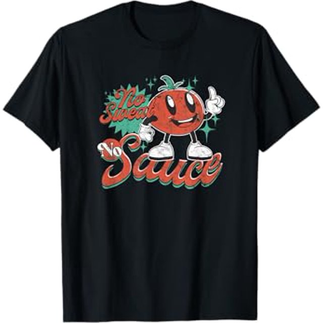 No Sweat No Sauce Pasta Noodles and Tomato Sauce TShirt