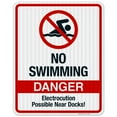 thumbnail image 1 of No Swimming Sign, Pool Sign, (SI-6802), 1 of 1