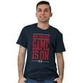thumbnail image 1 of No Talkie Game is On Football Men's Graphic T Shirt Tees Brisco Brands X, 1 of 5