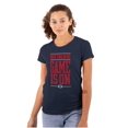 thumbnail image 1 of No Talkie Game is On Football Womens Slim Fit Graphic Tee Brisco Brands M, 1 of 5