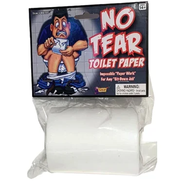 No Tear Toilet Paper Prank Gift Looks Like Real Toilet Paper But Won't