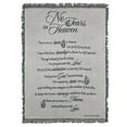 thumbnail image 1 of No Tears in Heaven on Grey Memorial 48 x 68 All Cotton Tapestry Throw Blanket, 1 of 1