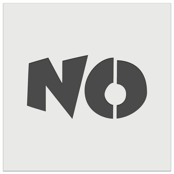 No Text DIY Cookie Wall Craft Stencil - 5.5 Inch